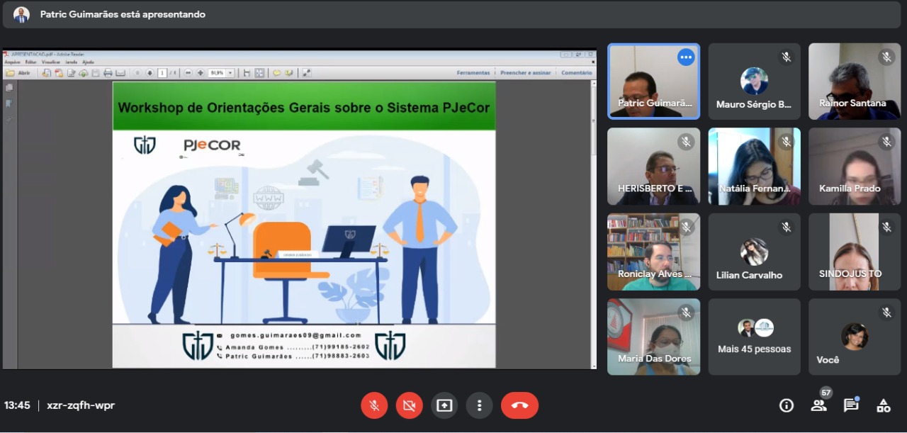 pjecor treinamento 2